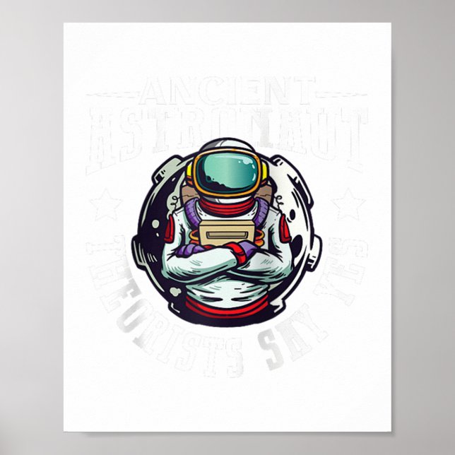 Poster Astronauta Astronomia Sistema Solar Crianças Espac (Frente)
