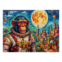 ASTRONAUTA-CHIMPANZÉ STEAMPUNK 2