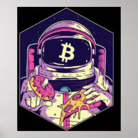 Astronauta Cripto BITCOIN