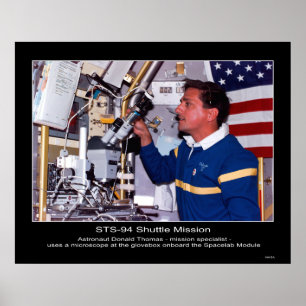 Pôster Astronauta Donald Thomas