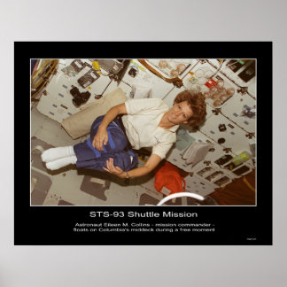 Pôster Astronauta Eileen M. Collins-floats