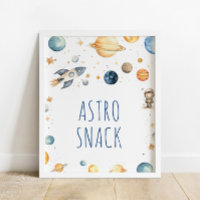 Astronauta Espacial Exterior Astro Snacks Astronau