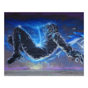Pôster Astronauta Flutuante