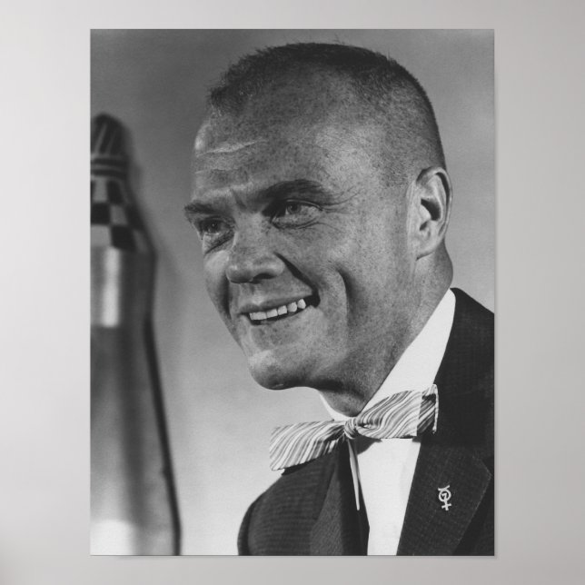 Pôster Astronauta John Glenn (Frente)