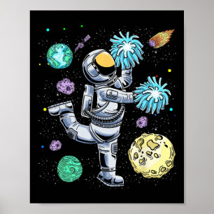 Poster Astronauta líder de torcida Líder de torcida Grito