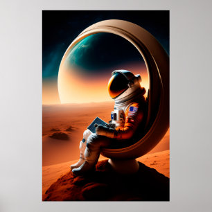 Poster Astronauta no Espaço