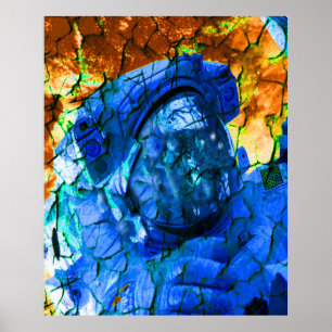 Poster Astronauta rachado