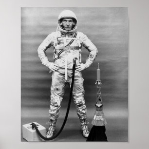 Pôster Astronauta Walter Schirra do Sigma 7 (MA-8)
