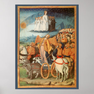 Pôster Astronomia Celestial Vintage Poder dos Céus