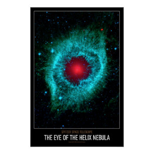 Pôster Astronomia do Alto Res Olho da Nebulosa Helix