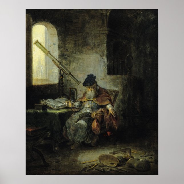 Pôster Astrônomo (Frente)