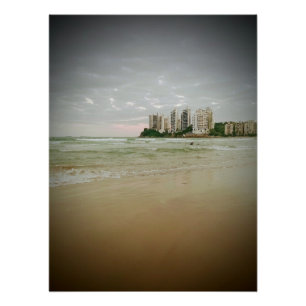 Pôster Astúrias Beach Guarujá Brasil