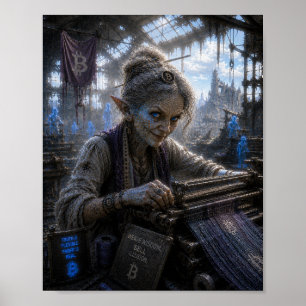 Poster Astuta / Tecelã / Fábrica de Tecidos
