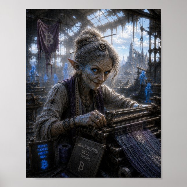 Poster Astuta / Tecelã / Fábrica de Tecidos (Frente)