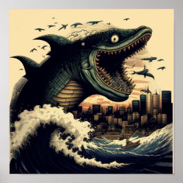 Poster Atacando Animes de Tushi Louco