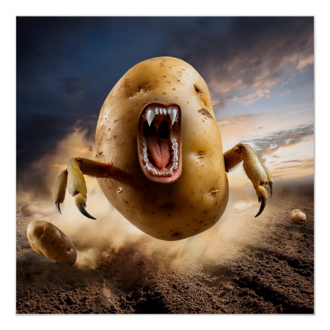 Pôster Atacar Tater Em Movimento (Frente)