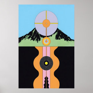 Poster Atami Japonês Abstrato Bauhaus Fórmula Moderno