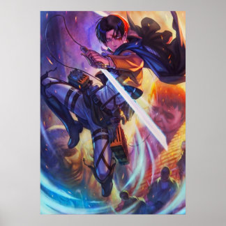 Poster Ataque a Titan Levi