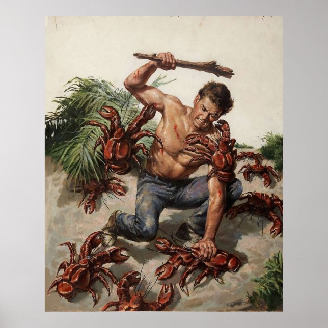 Poster Ataque caranguejo (Frente)