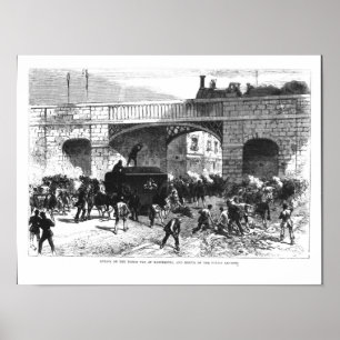 Pôster Ataque contra o carrinho da prisão em Manchester