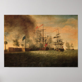 Poster Ataque em Fort Moultrie