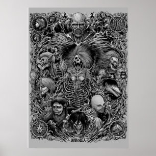 Poster Ataque em Titã / shingeki sem kyojin