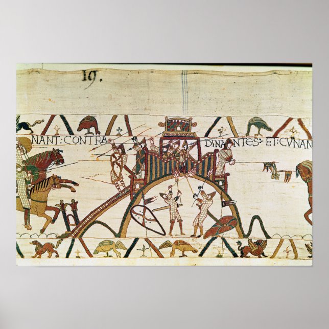 Pôster Ataque na cidade de Dinan (Frente)