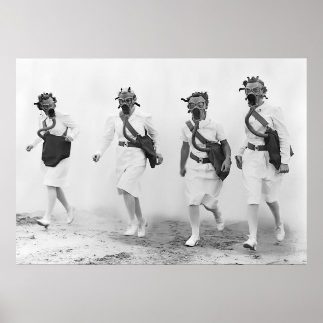 PÔSTER ATAQUE QUÍMICO 1942 (Frente)