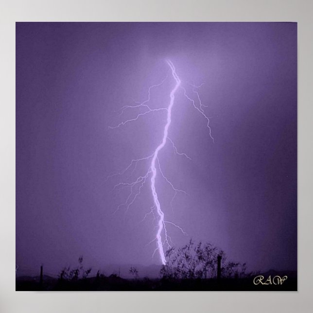 Pôster Ataque relâmpago atrás das Montanhas Abutre (Frente)