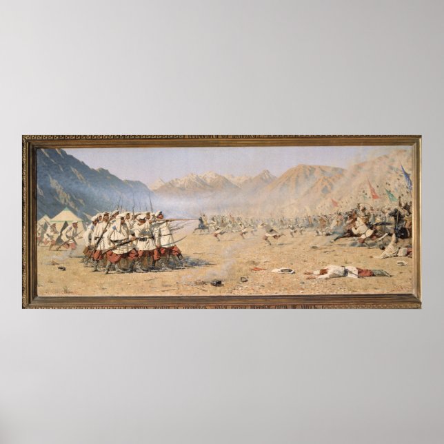 Pôster Ataque surpresa, 1871 (Frente)