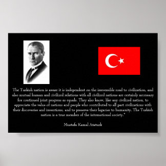 Poster Ataturk - Sobre a Turquia e a sociedade IntI