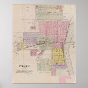 Pôster Atchison e vizinhança, Kansas