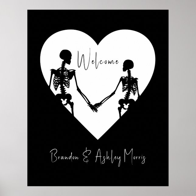 Poster Até a morte nos dá boas-vindas a parte Skeleton Wh (Frente)