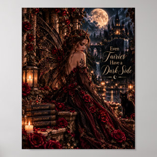 Poster Até as Fadas Têm um Lado Sombrio | Fada Gótica