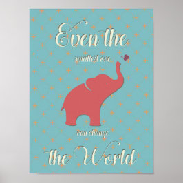 Poster Até o Menor pode mudar o mundo