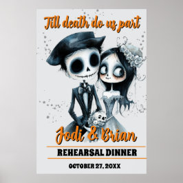 Poster Até que a morte nos dê boas vindas ao casamento de