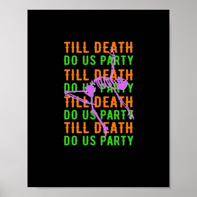 Poster Até que a Morte nos Separe Festa Engraçada de Hall (Frente)