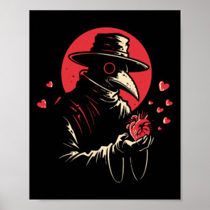 Poster Até que a Morte nos Separe Médico da Peste Gótico