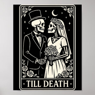 Poster Até que o Esqueleto do Amor dos Casais Casamento G