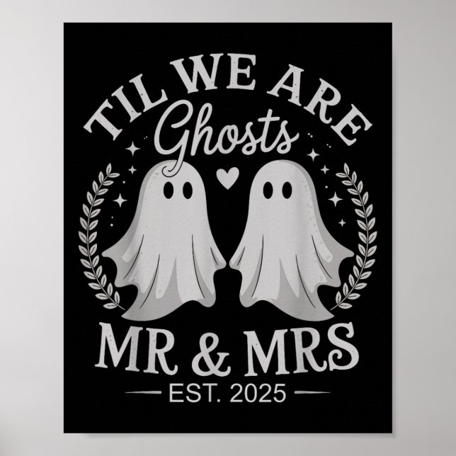Poster Até Sermos Fantasmas - Sr. &amp Bonito; Sra. Weddi (Frente)