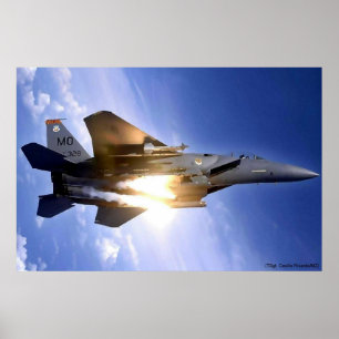 Poster Ateado fogo acima