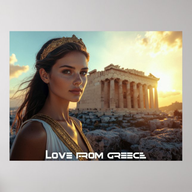 POSTER ATÉNAS - GRÉCIA (Frente)