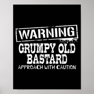 Poster Atenção Mpy Antiga Abordagem Com Cuidado Engraçado