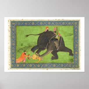 Poster Atendentes salvam um homem caído de uma ele enfure