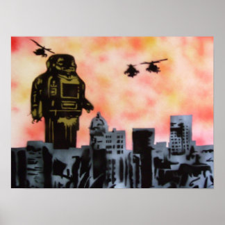 Pôster Atentado Robô
