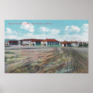 Poster Aterra a vista do Hospital Geral, Presidio