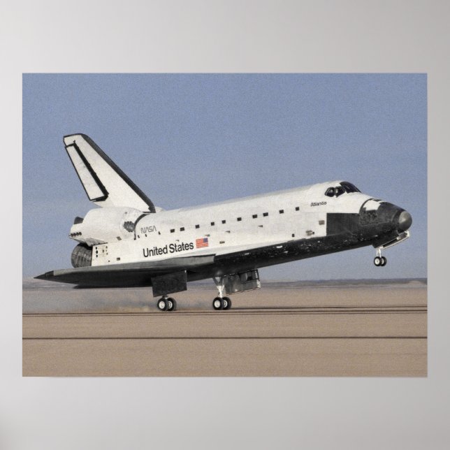 Pôster Aterrissagem da Atlântida espacial (STS-27) (Frente)