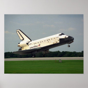 Pôster Aterrissagem da Atlântida espacial (STS-84)