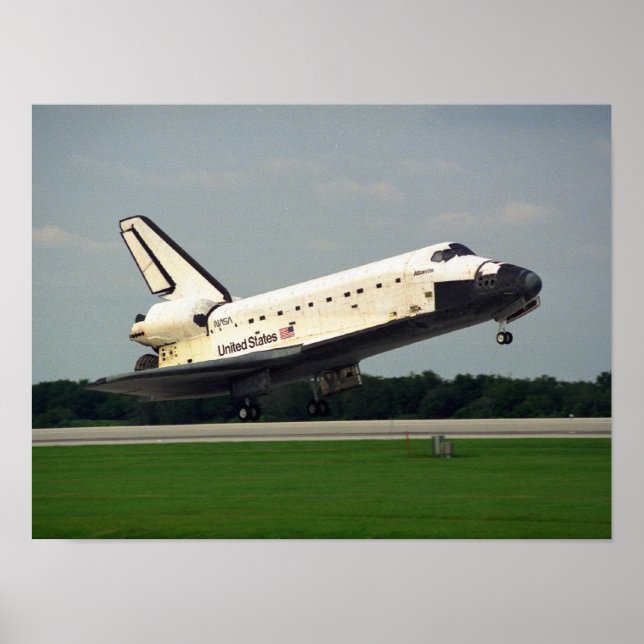 Pôster Aterrissagem da Atlântida espacial (STS-84) (Frente)