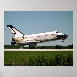 Pôster Aterrissagem da Colúmbia Espacial (STS-90)